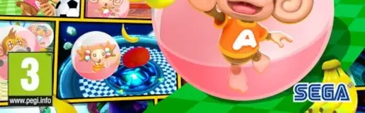Super Monkey Ball Banana Mania, the PEGI square on its front