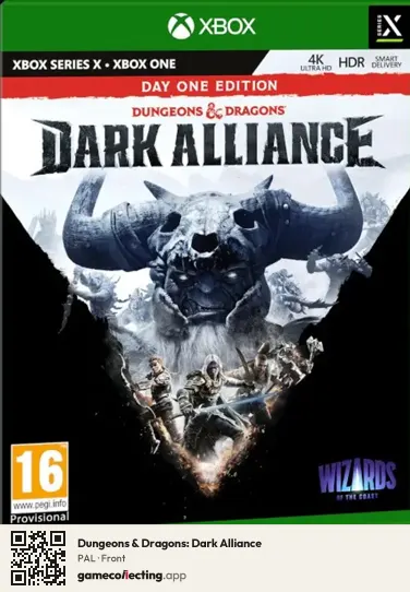 Dungeons & Dragons: Dark Alliance Xbox One, PAL box front