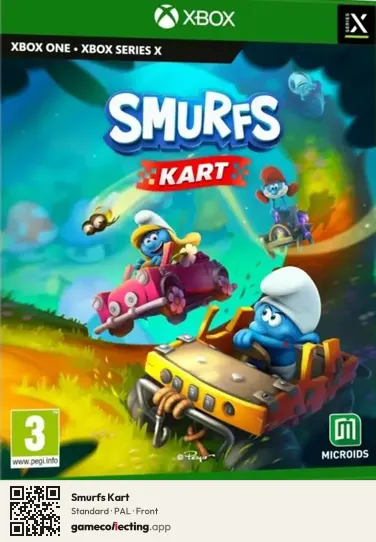 Smurfs Kart Xbox Series X, PAL box front