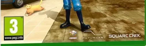 PowerWash Simulator, the PEGI square on its front