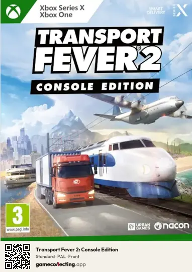 Transport Fever 2: Console Edition Xbox Series X, PAL box front