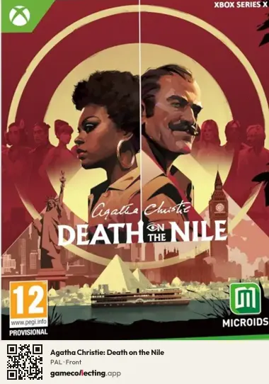 Agatha Christie: Death on the Nile Xbox Series X, PAL box front
