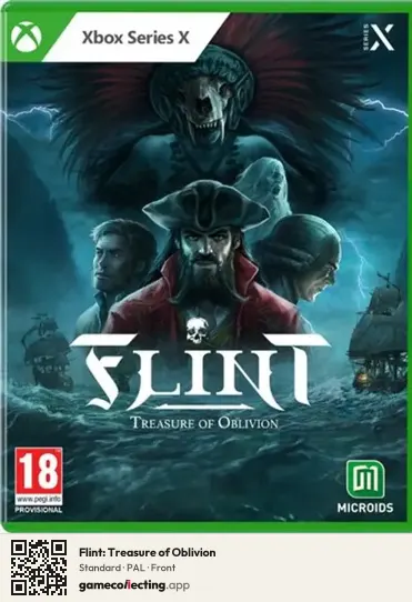 Flint: Treasure of Oblivion Xbox Series X, PAL box front