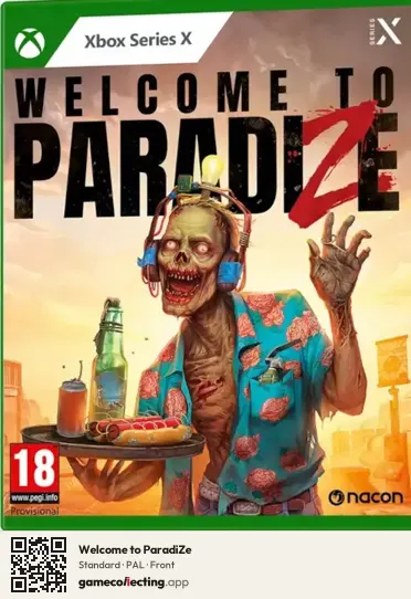 Welcome to ParadiZe Xbox Series X, PAL box front