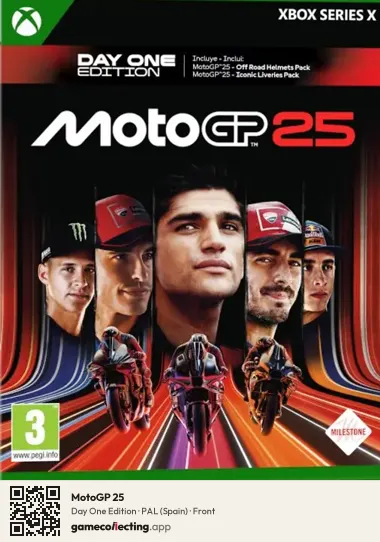 MotoGP 25 Xbox Series X, Spain box front