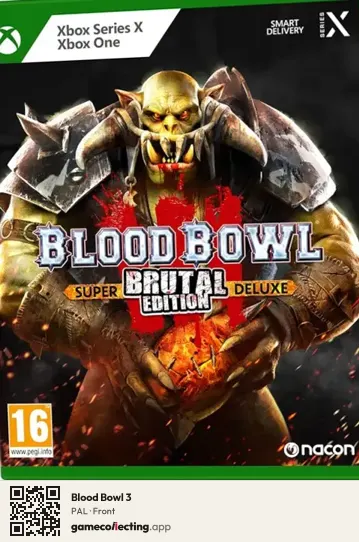 Blood Bowl 3 Xbox Series X, PAL box front