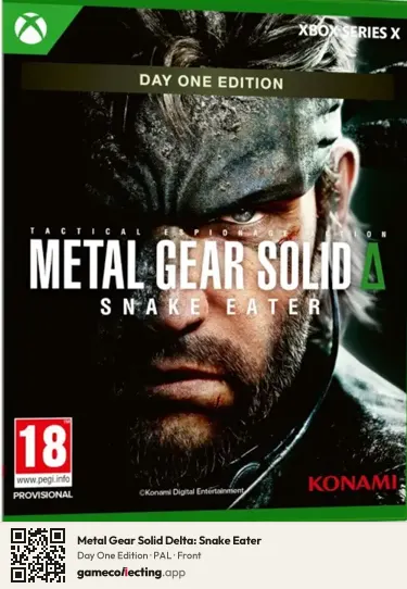 Metal Gear Solid Delta: Snake Eater Xbox Series X, PAL box front