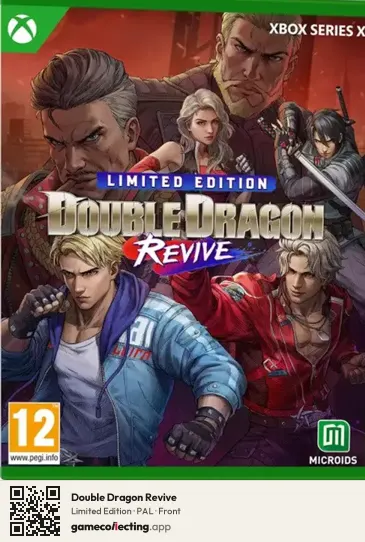 Double Dragon Revive Xbox Series X, PAL box front
