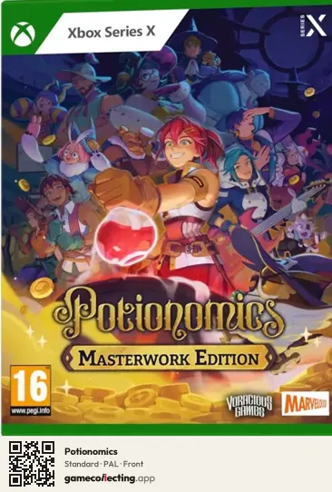 Potionomics Xbox Series X, PAL box front