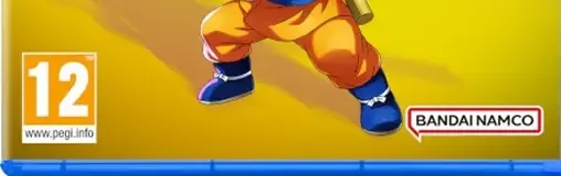 Dragon Ball Z: Kakarot, the PEGI square on its front