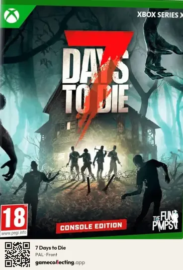 7 Days to Die Xbox Series X, PAL box front