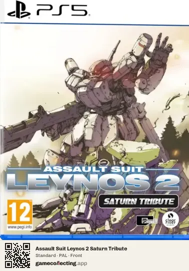 Assault Suit Leynos 2 Saturn Tribute PlayStation 5, PAL box front