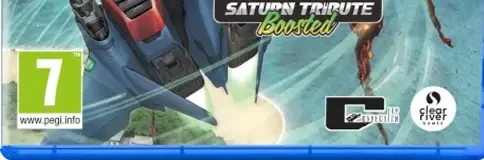 Batsugun Saturn Tribute Boosted, the PEGI square on its front