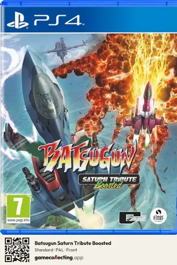 Batsugun Saturn Tribute Boosted PlayStation 4, PAL box front