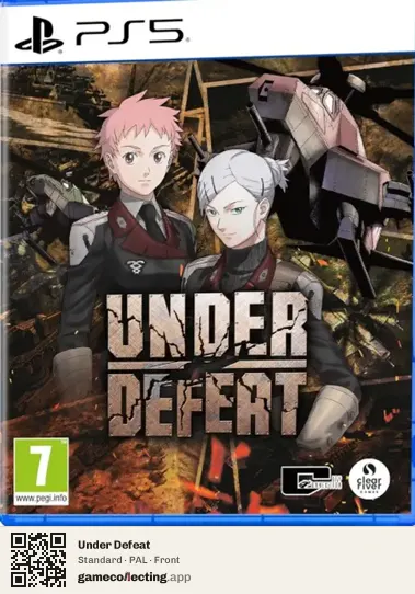 Under Defeat PlayStation 5, PAL box front