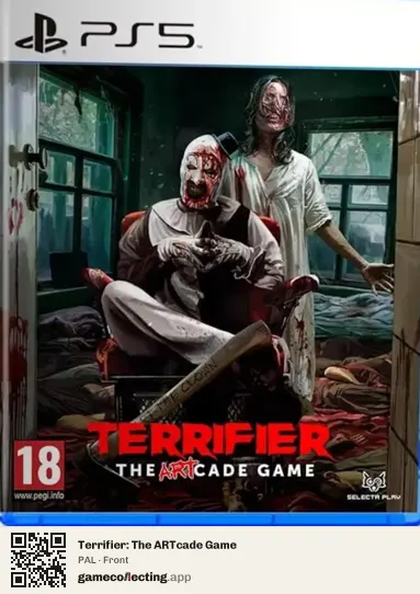 Terrifier: The ARTcade Game PlayStation 5, PAL box front