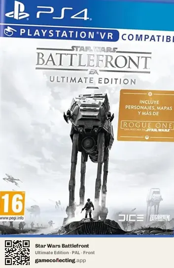 Star Wars Battlefront PlayStation 4, PAL box front