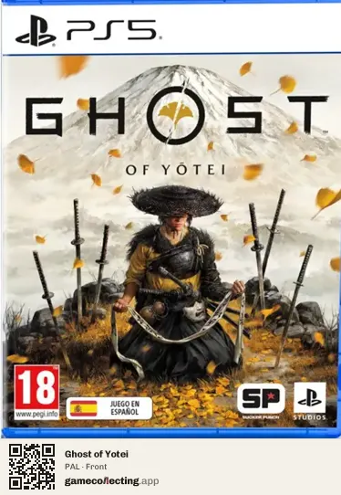 Ghost of Yotei PlayStation 5, PAL box front