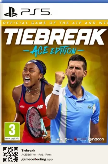 Tiebreak PlayStation 5, PAL box front