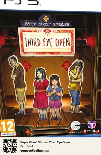 Paper Ghost Stories: Third Eye Open PlayStation 5, PAL box front