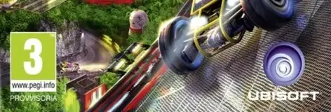 TrackMania Turbo, the PEGI square on its front