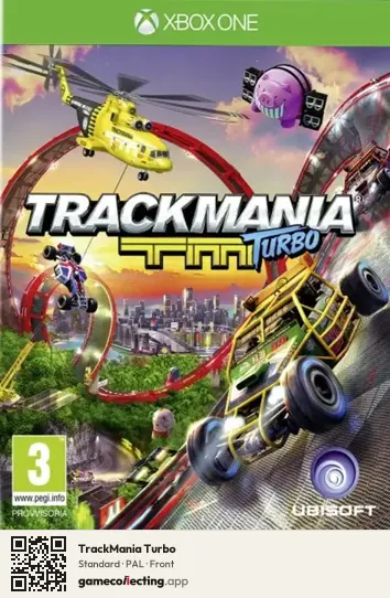TrackMania Turbo Xbox One, PAL box front