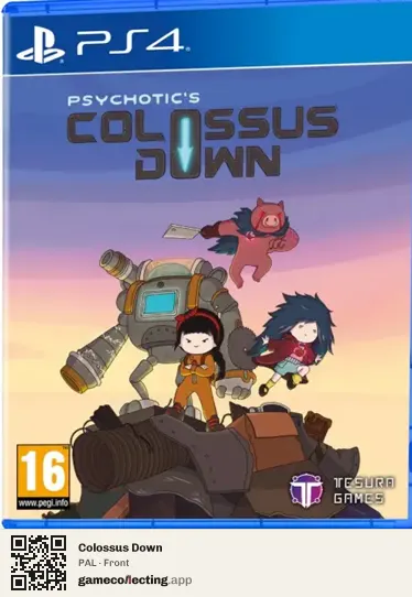 Colossus Down PlayStation 4, PAL box front