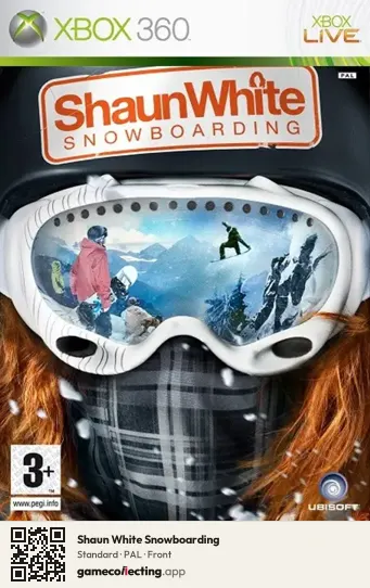 Shaun White Snowboarding Xbox 360, PAL box front