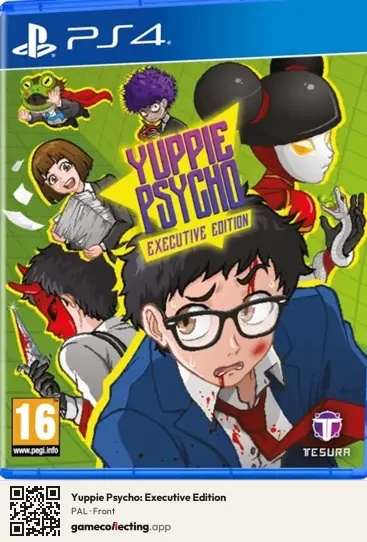 Yuppie Psycho: Executive Edition PlayStation 4, PAL box front