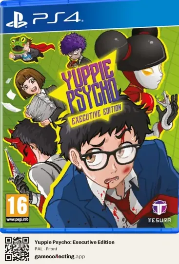 Yuppie Psycho: Executive Edition PlayStation 4, PAL box front