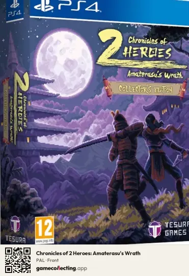 Chronicles of 2 Heroes: Amaterasu's Wrath PlayStation 4, PAL box front