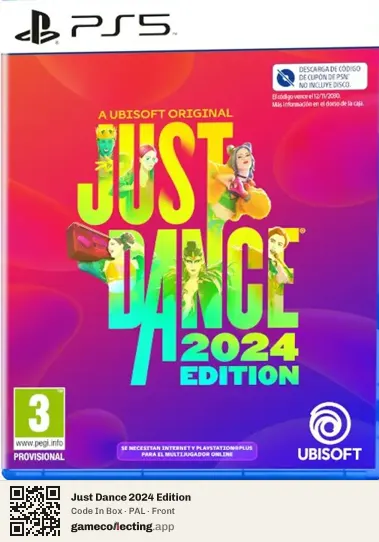 Just Dance 2024 Edition PlayStation 5, PAL box front