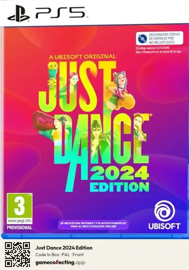 Just Dance 2024 Edition PlayStation 5, PAL box front