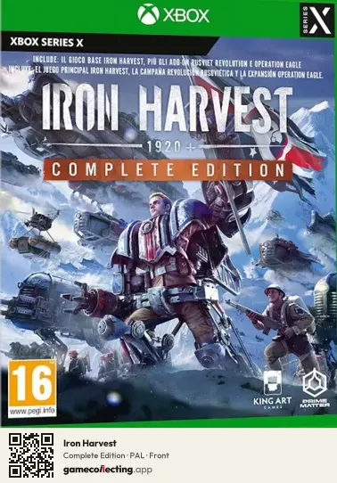 Iron Harvest Xbox Series X, PAL box front