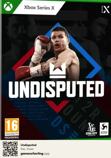 Undisputed Xbox Series X, PAL box front