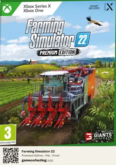 Farming Simulator 22 Xbox Series X, PAL box front