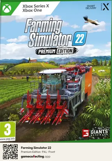 Farming Simulator 22 Xbox Series X, PAL box front