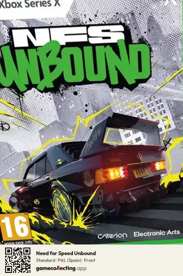 Need for Speed Unbound Xbox Series X, Spain box front