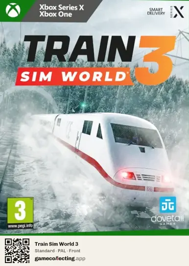 Train Sim World 3 Xbox Series X, PAL box front