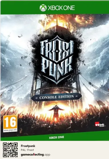 Frostpunk Xbox One, PAL box front