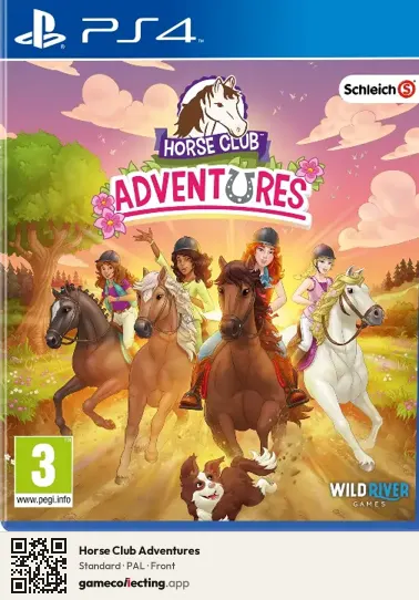 Horse Club Adventures PlayStation 4, PAL box front