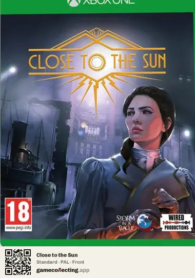 Close to the Sun Xbox One, PAL box front