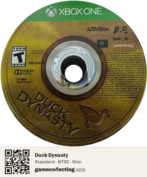 Duck Dynasty Xbox One, NTSC disc