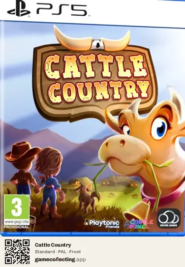 Cattle Country PlayStation 5, PAL box front