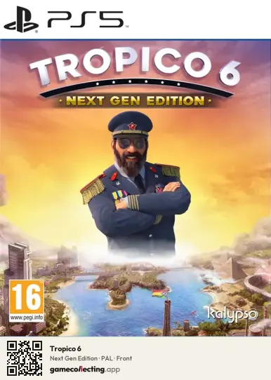 Tropico 6 PlayStation 5, PAL box front