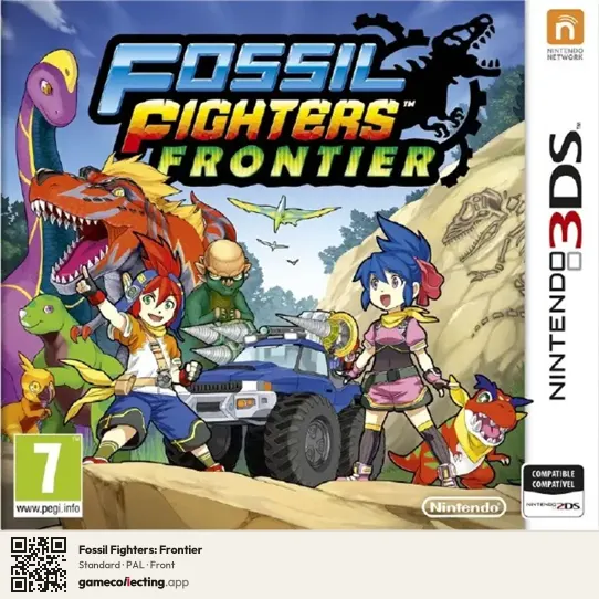 Fossil Fighters: Frontier Nintendo 3DS, PAL box front