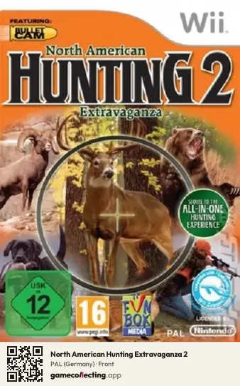North American Hunting Extravaganza 2 Nintendo Wii, Germany box front