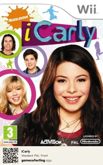 iCarly Nintendo Wii, PAL box front