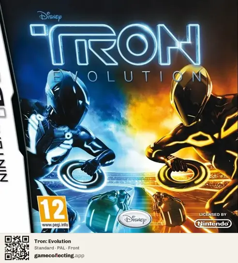Tron: Evolution Nintendo DS, PAL box front