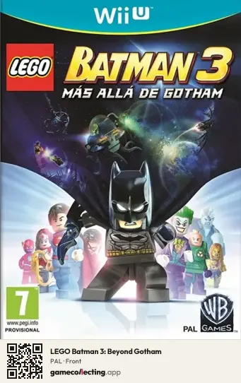 LEGO Batman 3: Beyond Gotham Nintendo Wii U, PAL box front